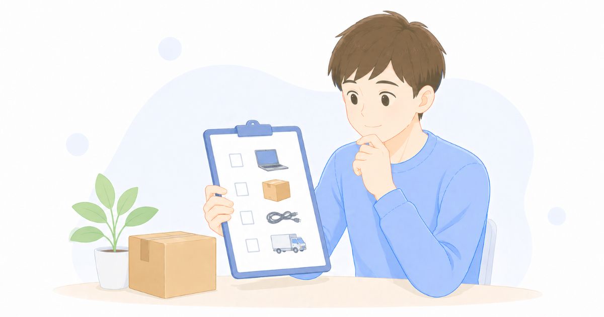 リネットジャパンの注意点をチェックしているイメージ