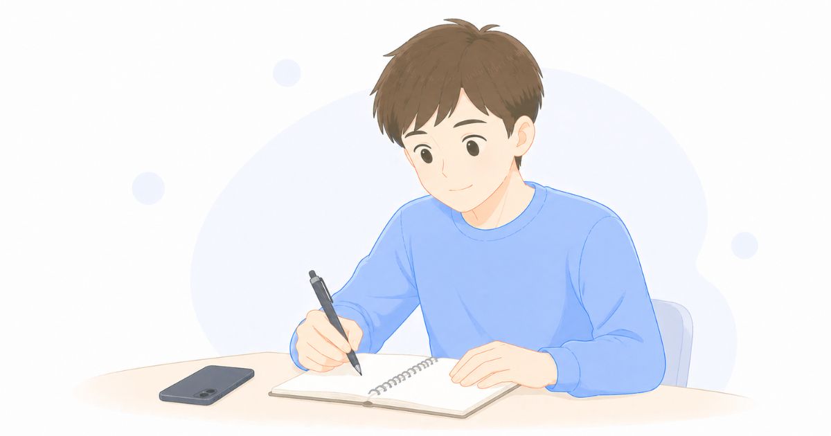 問い合わせ前に確認内容を整理しているイメージ