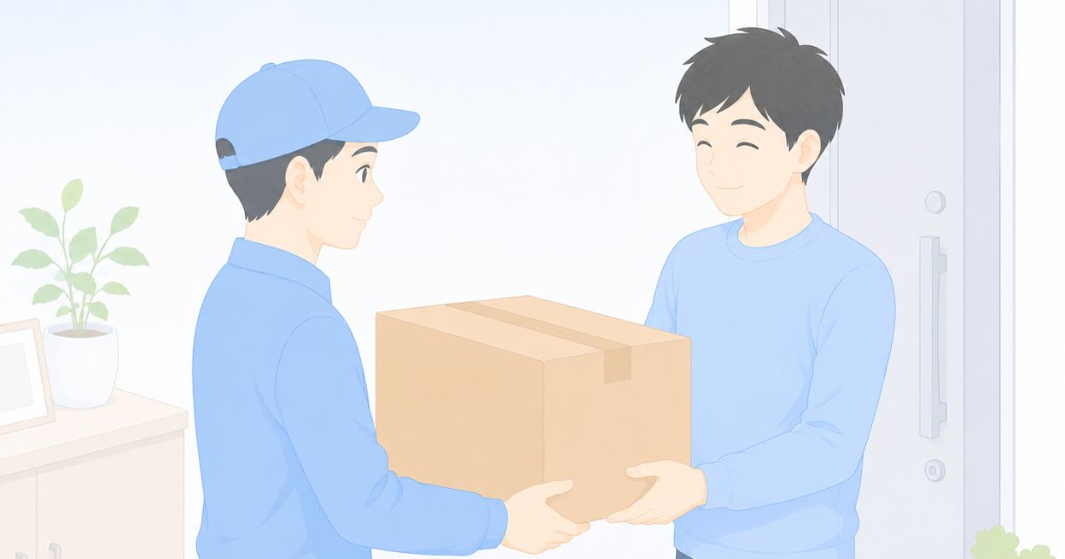 リネットジャパンの集荷が完了して安心しているイメージ